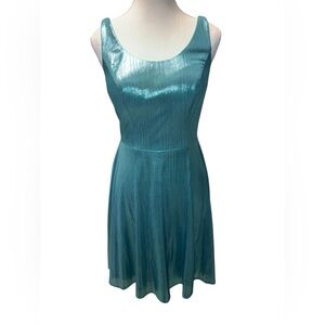Ashley Lauren Fit & Flare Metallic Dress - Sz 4